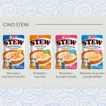 Niisked kassimaiused INABA Ciao Stew Kana ja kammkarp kotike 40 g &mdash; teraviljavaba, t&auml;iskasvanud, lihane