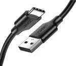 USB-A&ndash;USB-C kaabel UGREEN US287, 0,25 m, 3 A, 480 Mbit/s, must