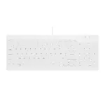Contour ACTIVE KEY H&uuml;gieen Compact Ultraflat Juhtmega USB klaviatuur Must (AK-C7012F-UVS-W/FR)