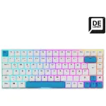 Sharkoon SKILLER SGK50 S3 PBT klaviatuur M&auml;ngimine USB QWERTZ Saksa Valge