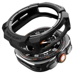 Spigen Rugged Armor kellakaitse Samsung Galaxy Watch Ultra 2 2026 (47mm) jaoks &ndash; matt must