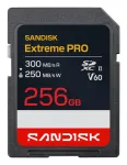 SanDisk Extreme PRO 256GB SDXC UHS-II V60 U3 m&auml;lukaart