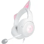 Peakomplekt Razer Kraken Kitty V2 juhtmega USB Type-A valge &mdash; k&otilde;rvav&auml;line, peapael, 20&ndash;20000 Hz, 2 m kaabel