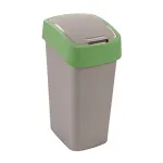 CURVER Flip Bin 45L pr&uuml;gikast h&otilde;bedane/roheline