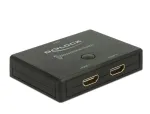 DeLock HDMI 2 - 1 l&uuml;liti kahesuunaline 4K 60 Hz - Video/Audio l&uuml;liti - 2 x HDMI - Lauapealne