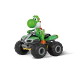Raadio teel juhitav quad CARRERA Mario Kart Yoshi m&otilde;&otilde;tkavas 1:20 mudel 370400021