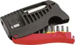 Cimco 114594 10-osaline kruvikeeraja otsakute komplekt Phillips, Pozidriv, pilu- ja Torx-otsakutega