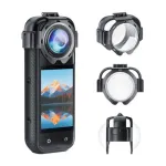 Objektiivikatted Puluz PU750T Insta360 X5 jaoks &ndash; Snap-On kaitsekatted