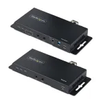 StarTech.com ST121HD20FXA2 4K 60Hz HDMI optilise kiu pikenduskomplekt, kuni 1 km (&uuml;ksikrežiim) / 300 m (mitmerežiim), LC, HDR, HDCP, heli/RS232/IR, saatja ja vastuv&otilde;tja
