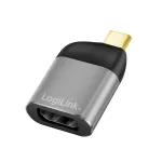 LogiLink CUA0204 USB-C kuni DisplayPort kaabli pistikuadapter Must Hall