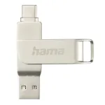 Hama C-Rotate Pro USB-m&auml;lupulk 128 GB USB Type-A / USB USB-C 3.2 Gen 1 (3.1 Gen 1) H&otilde;bedane