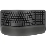 Klaviatuur Logitech Wave Keys Office RF juhtmevaba + Bluetooth QWERTZ Saksa Graphite