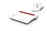 Box FRITZ 7530 traadita ruuter Gigabit Ethernet Kaheribaline (2,4 GHz / 5 GHz) Must, Punane, Valge
