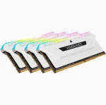 CORSAIR m&auml;lu 64GB DDR4 (4 x 16GB) DRAM 3200MHz C16 m&auml;lukomplekt Vengeance RGB Pro Valge