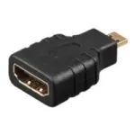 Wentronic Goobay HDMI&trade;-adapter, HDMI&trade; standardpesa (A-t&uuml;&uuml;p), must &ndash; HDMI&trade; A-pesa > HDMI&trade; D(Mikro)-pistik (68842)