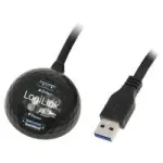 LogiLink CU0035 USB 3.0 pikenduskaabel laadimisdokiga