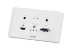 ATEN HDMI & VGA HDBaseT saatja EL-i seinaplaadiga / PoH (4K@100m) (HDBaseT klass A)