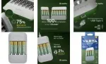 Akulaadija Varta Eco Charger Pro Recycled 4x AA 2100mAh (mudel 56816)