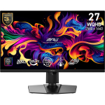 Arvutimonitor MSI MPG 271QRDE QD-OLED X50, 26,5 tolli (67,3 cm), 2560&times;1440, QD-OLED, 1 ms, 16:9, USB 2.0 jaotur, VESA, k&otilde;rguse reguleerimine, must