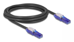 V&otilde;rgukaabel DeLOCK 80927 RJ-45 Cat6 2 m must violetne