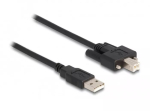 DeLOCK kaabel USB 2.0 t&uuml;&uuml;p-A-pistik t&uuml;&uuml;p-B isasele kruvidega 1 m