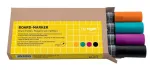 Marker Sigel BA011 4 tk Must magenta Oranž T&uuml;rkiissinine