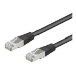 V&otilde;rgukaabel Goobay 95618 Must 25 m Cat5e