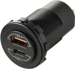 VOLTCRAFT Power-Delivery USB-sisseehitatud pistikupesa s&otilde;idukile 60 W (VC-14336670)