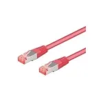 Wentronic Goobay CAT 6a paigalduskaabel, S/FTP (PiMF), magenta, 3 m &ndash; LSZH halogeenivaba, vask (93784)