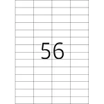 HERMA Premium A4 etiketid 52,5x21,2 mm valge paber matt 11200 tk