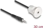 Audio kaabel DeLOCK 88188 0.3m 3.5mm Male to Female Must Silver