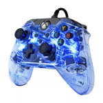 PDP Afterglow juhtmega kontroller, sinine/l&auml;bipaistev, USB, Xbox One, Series X/S