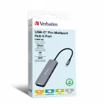 Verbatim CMH-08 USB USB-C 5000 Mbit/s H&otilde;bedane