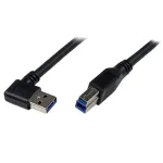 StarTech.com 1 m must SuperSpeed USB 3.0 kaabel &ndash; t&auml;isnurkne A-pistik isase B-pistikuga &ndash; m/m