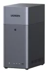 UGREEN NASync DH2300 2-kohaline NAS, Rockchip RK3576, 4 GB RAM, 1x GbE, 2x USB-A, USB-C, HDMI