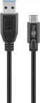 USB-C to USB A laadimiskaabel Goobay 67999