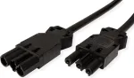 BACHMANN Spiraaltoitekaabel H05VV-F 3G1.5mm&sup2; Must 4,0m ISV-lukustusmehhanismiga (BM0010696)