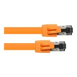 GoodConnections RNS&reg; Cat.8.1 S/FTP Patch-kaabel, PiMF, LSZH, 2000MHz, 40Gbit/s, Oranž, 0,5m