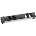Bachmann POWER FRAME 2x Schuko pistikupesa 1x USB-C laadija 2x CM pesa 0,2m GST18