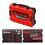 EINHELL-KWB E-Case T&ouml;&ouml;riistakast KFZ, 121-osaline (Must/Punane, t&ouml;&ouml;riistakomplekt hobbymehaanikutele)