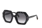 PHILIPP PLEIN naiste p&auml;ikeseprillid SPP039M530869 - must raam, hall l&auml;&auml;ts, 53 mm