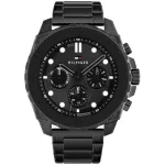 TOMMY HILFIGER meeste k&auml;ekell 1710690 49mm sinine silikoon roostevaba teras kvarts