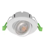 SYNERGY21 Synergy 21 LED Recessed Spotlight Phos Swivel Round White CCT Switchable