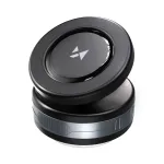 Wozinsky WUSQ-01 autohoidik Qi-juhtmevaba laadijaga, MagSafe &uuml;hilduv - must