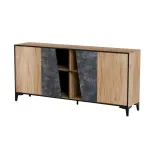 Cama 4D kummut OVO 180x38xH83 tamm/betoon