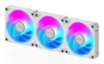 Gigabyte AORUS EZ CHAIN FAN 120 ICE korpuse ventilaatorid, 3 tk, 120 mm, valged, GP-ECFAN1203 ICE