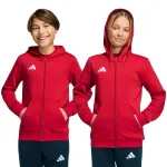 adidas Entrada 26 Full Zip Hoodie laste pusa punane KH1781 116cm