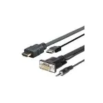 VivoLink PRO HDMI+USB ja Micro VGA seinale paigaldatav l&uuml;liti (PROHDMIMVGA3)