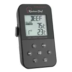 TFA Dostmann 14.1504 Grilltermomeeter kaablianduriga, alarm, taimer, s&uuml;damiku temperatuuri j&auml;lgimine madala temperatuuri k&uuml;psetamiseks, sealiha, veiseliha, ulukiliha, kalkun, lambaliha, k&uuml;&uuml;lik