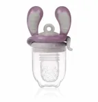 Kidsme Food Feeder Medium Plum - imiku puu- ja k&ouml;&ouml;giviljatoitja, 4 kuud+